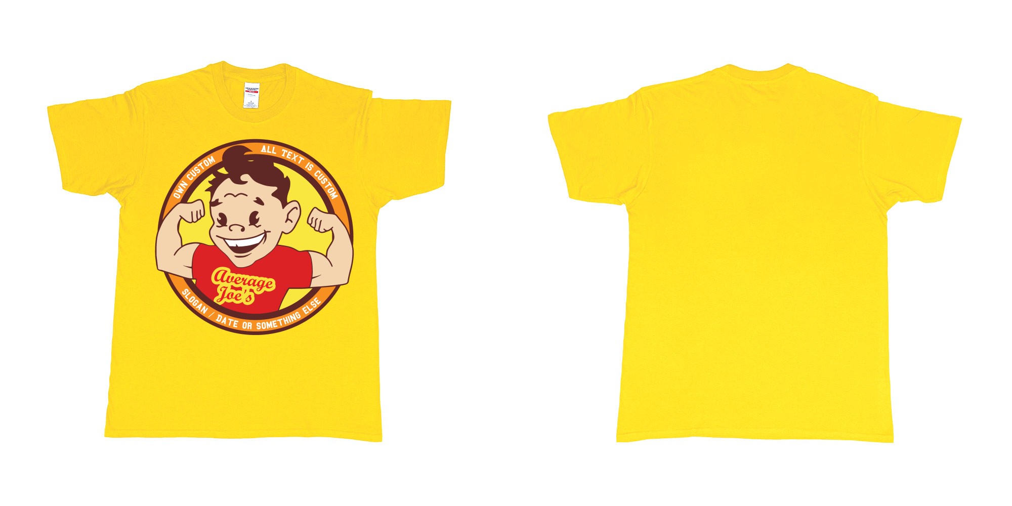 Custom tshirt design  in fabric color daisy choice your own text made in Bali by The Pirate Way