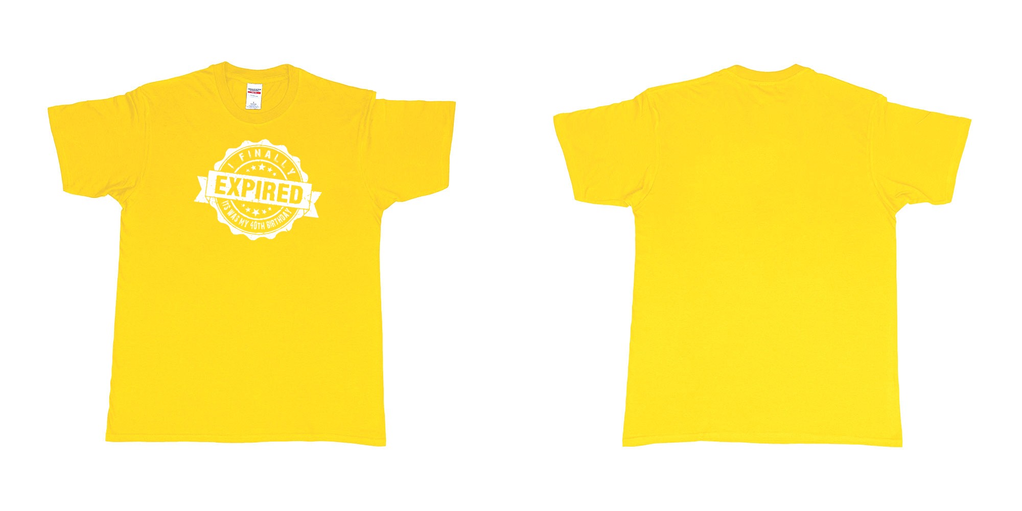 Custom tshirt design  in fabric color daisy choice your own text made in Bali by The Pirate Way