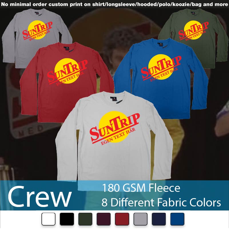 Sallskapsresan Suntrip Eget Tshirt Tryck Bali Resa Crewneck Long Sleeved Sweatshirt Sweatshirt
